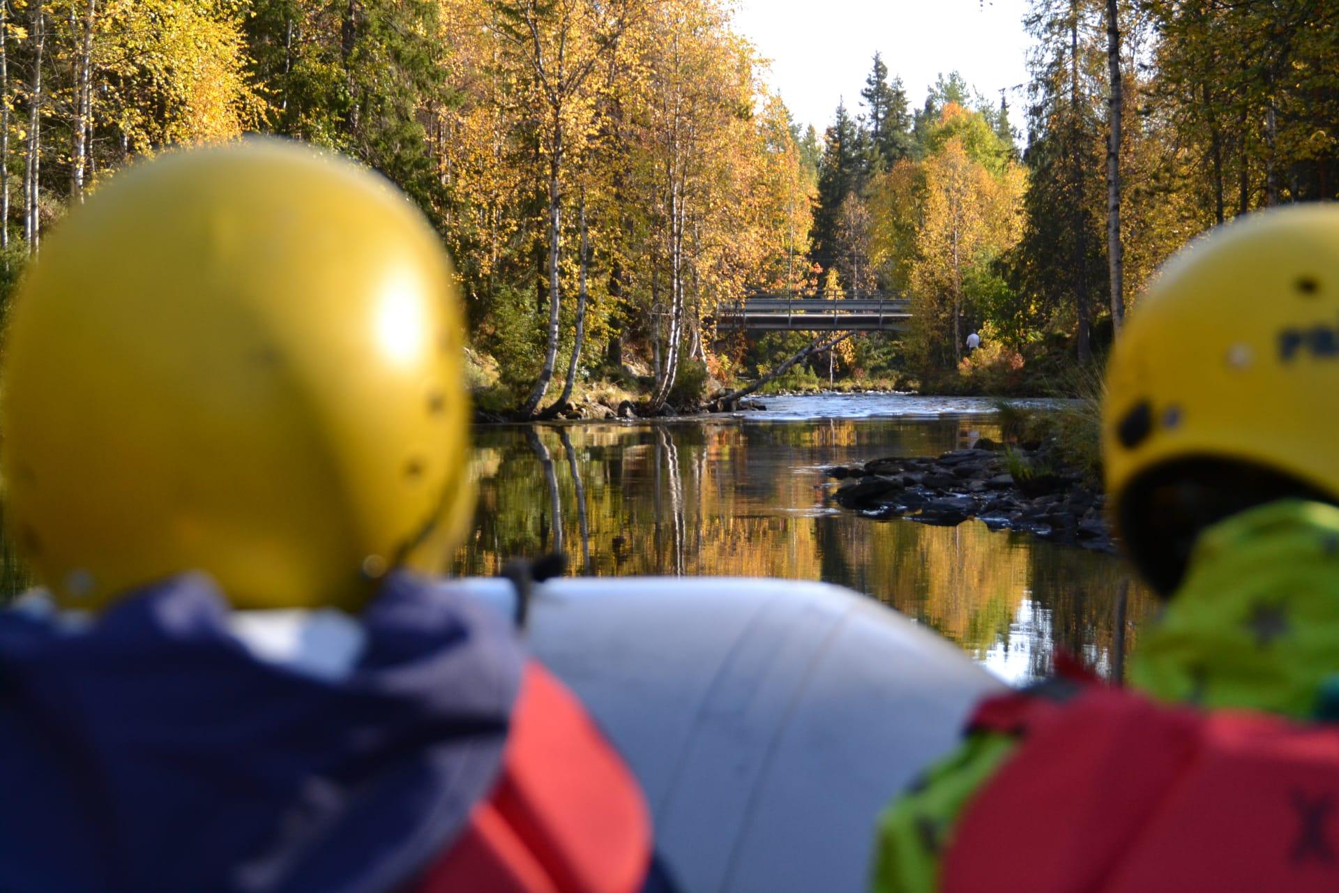 River rafting through the Oulanka National park