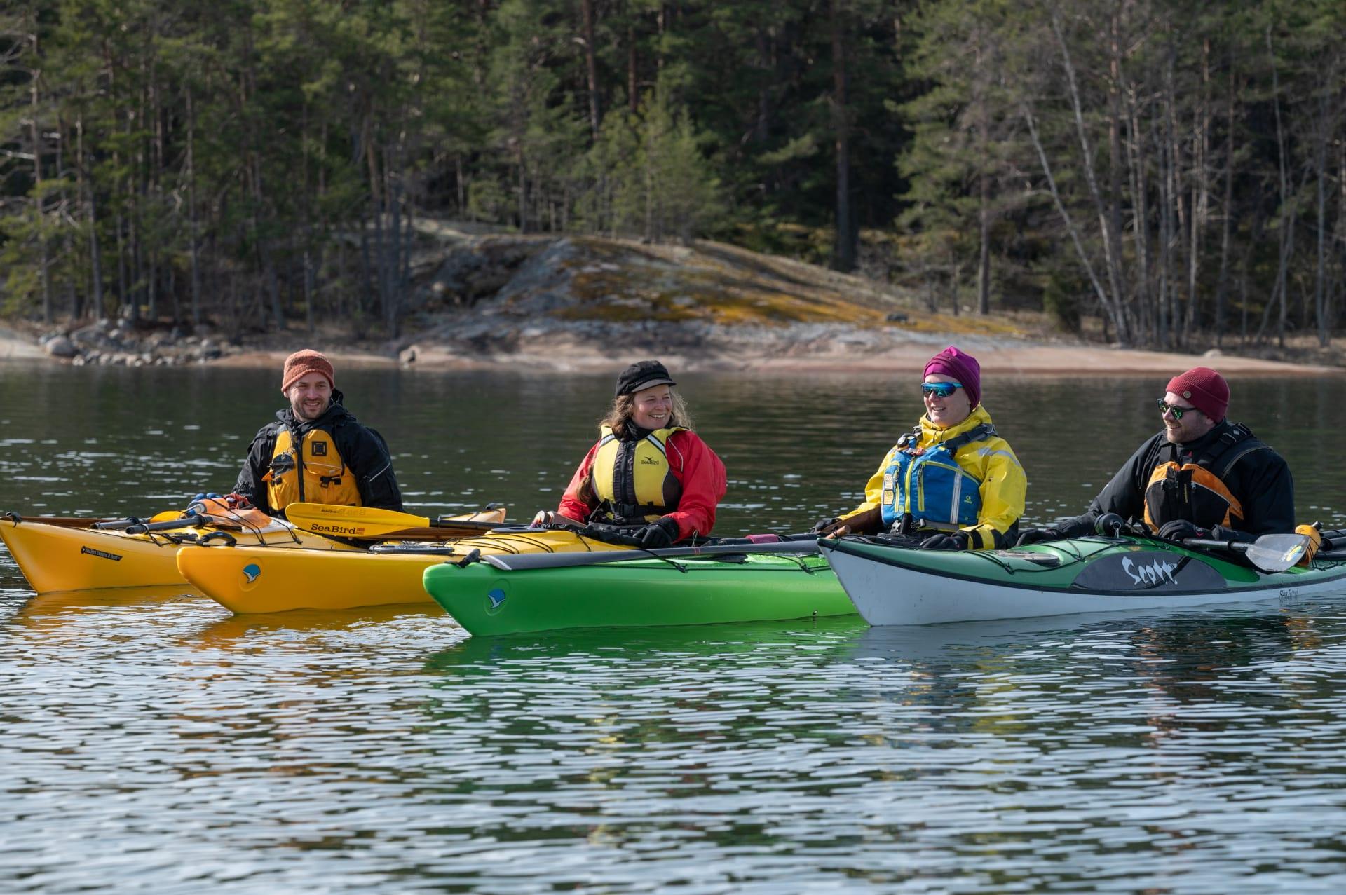 Guided kayaking tour