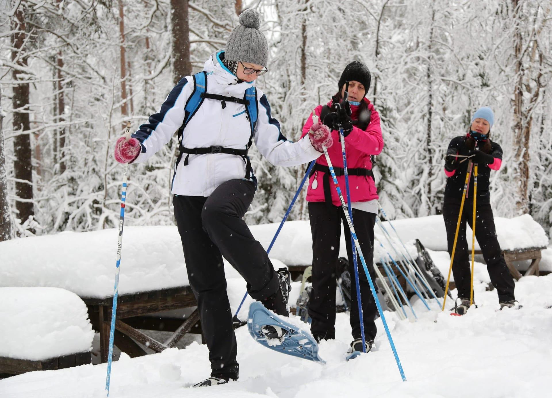 Snowshoeing at Lauhanvuori