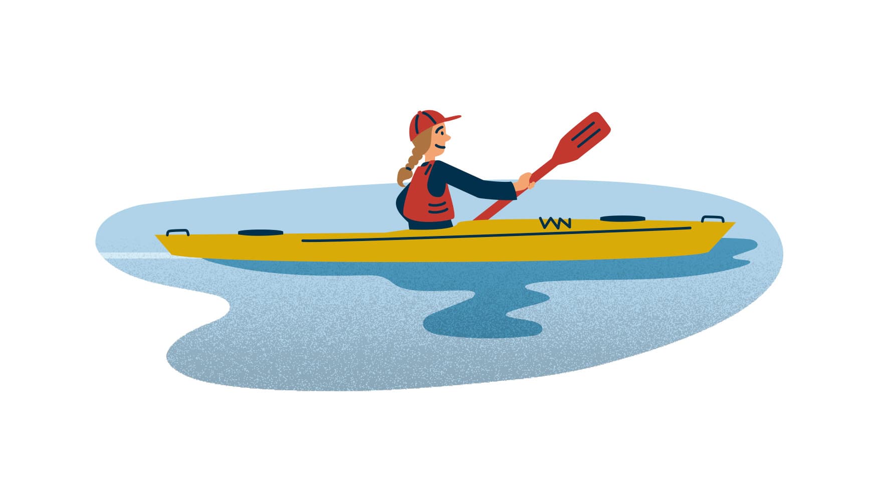 Kuva: Anna Pakkanen Meloja kulkee vedessä kelluntaliivit päällä