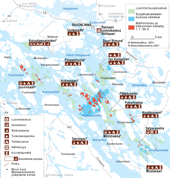 Pihlajaveden kulkuyhteydet ja kartat 