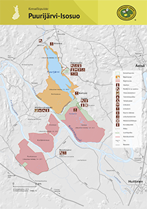 puurijärvi kartta Puurijärven ja Isonsuon kulkuyhteydet   Luontoon.fi