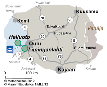 liminganlahti kartta Vieraile Liminganlahden Luontokeskuksessa Luontoon Fi liminganlahti kartta