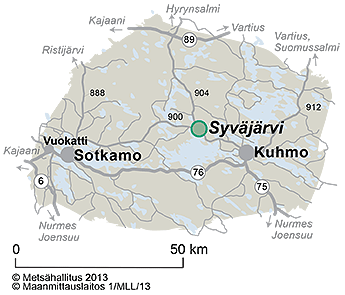 Syväjärven kulkuyhteydet ja kartat 