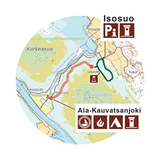 Puurijärven ja Isonsuon reitit 