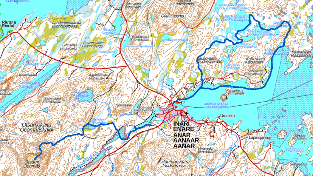 Inarin reittikuvaukset 